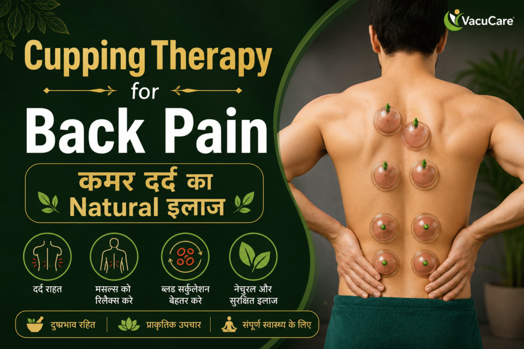 Cupping Therapy for Back Pain in Hindi — Kamar Dard Ka Natural Ilaj VacuCare