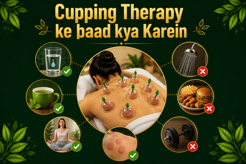Cupping Therapy ke baad kya Karein