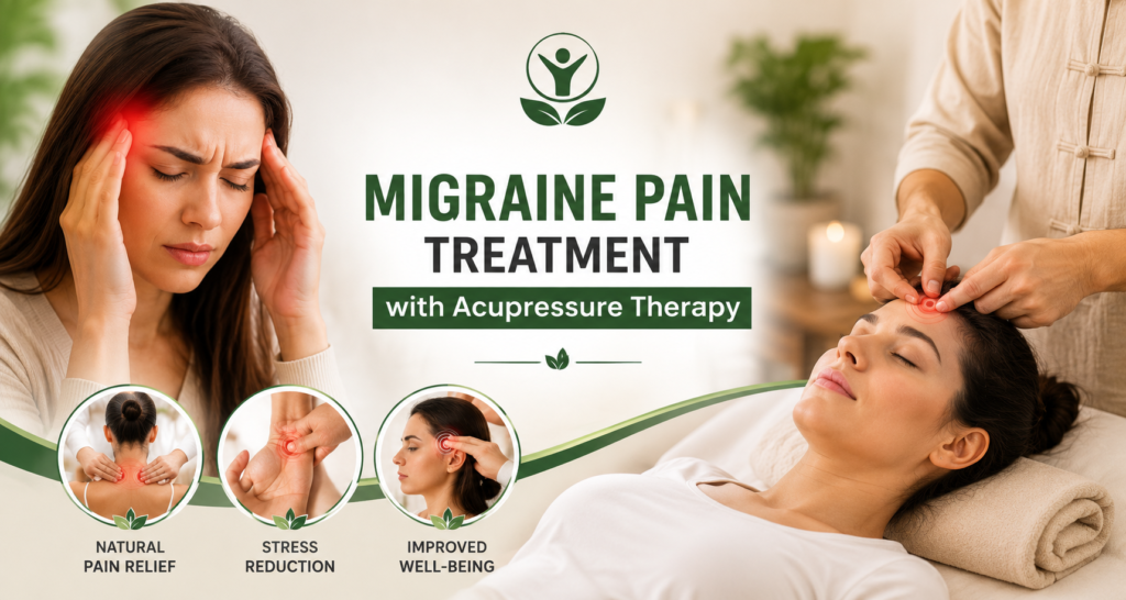 Best Migraine Pain Treatment with Acupressure Therapy in Noida Extension
