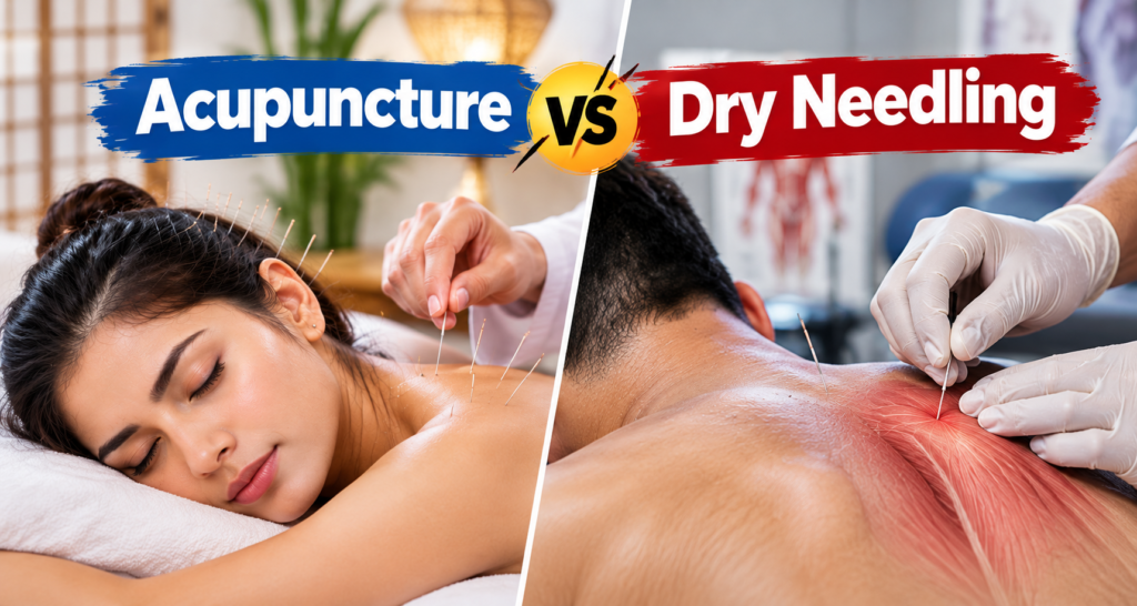 Acupuncture vs Dry Needling