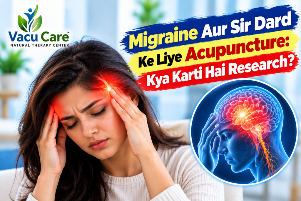 Migraine Aur Sir Dard Ke Liye Acupuncture